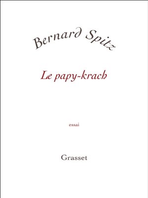 cover image of Le papy-krach